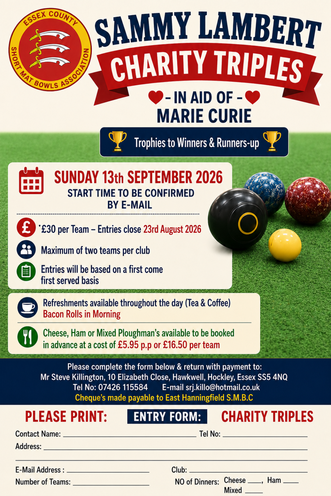 Sammy Lambert Charity Triples